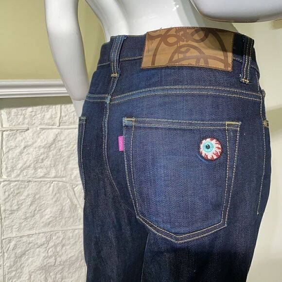 MNWKA Mishka NYC Button Fly Straight Leg Jeans - Picture 7 of 16